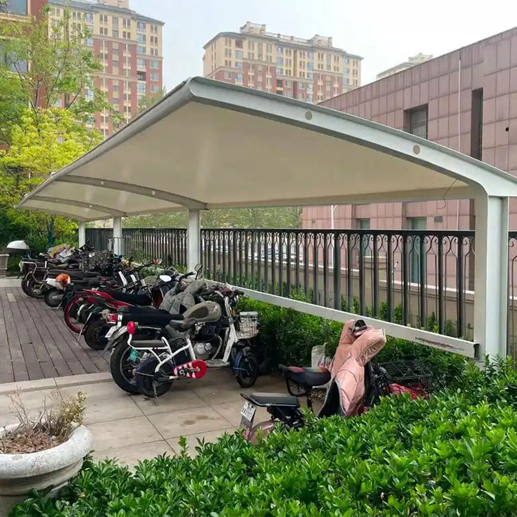 元江膜结构电动车棚