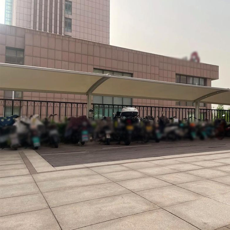 元江膜结构电动车棚