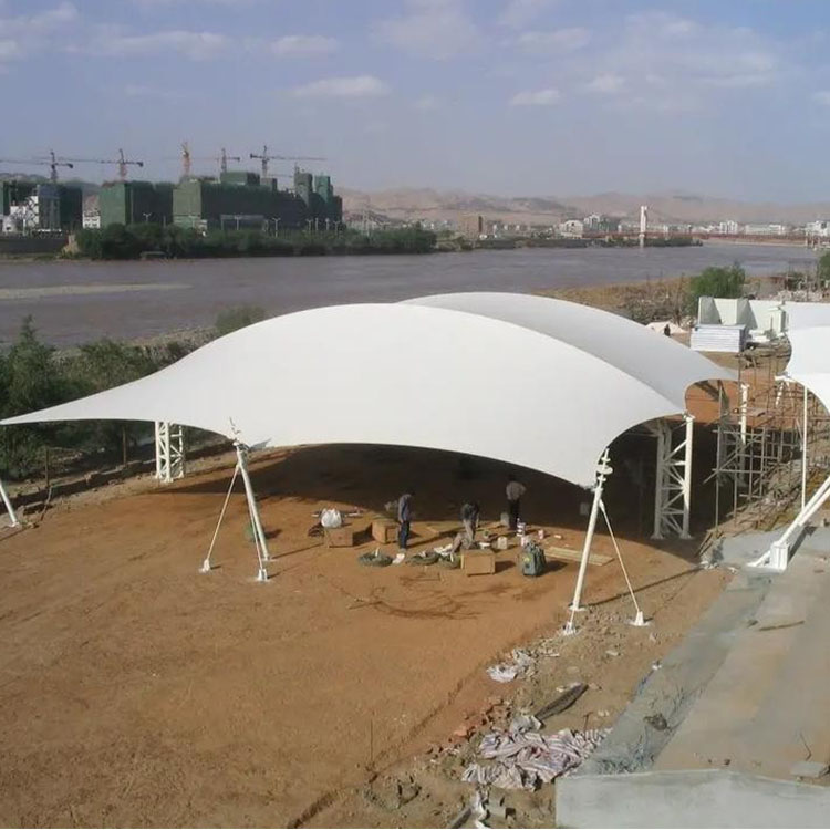 元江膜结构汽车棚